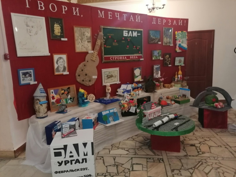 Районная выставка детского творчества "Твори, мечтай, дерзай".